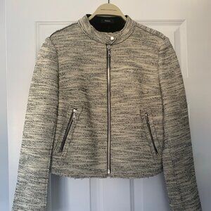 THEORY Tweed Moto Jacket